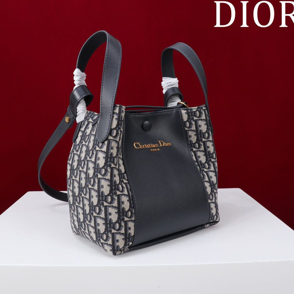 Dior Small Signature Bucket Bag - Top Club