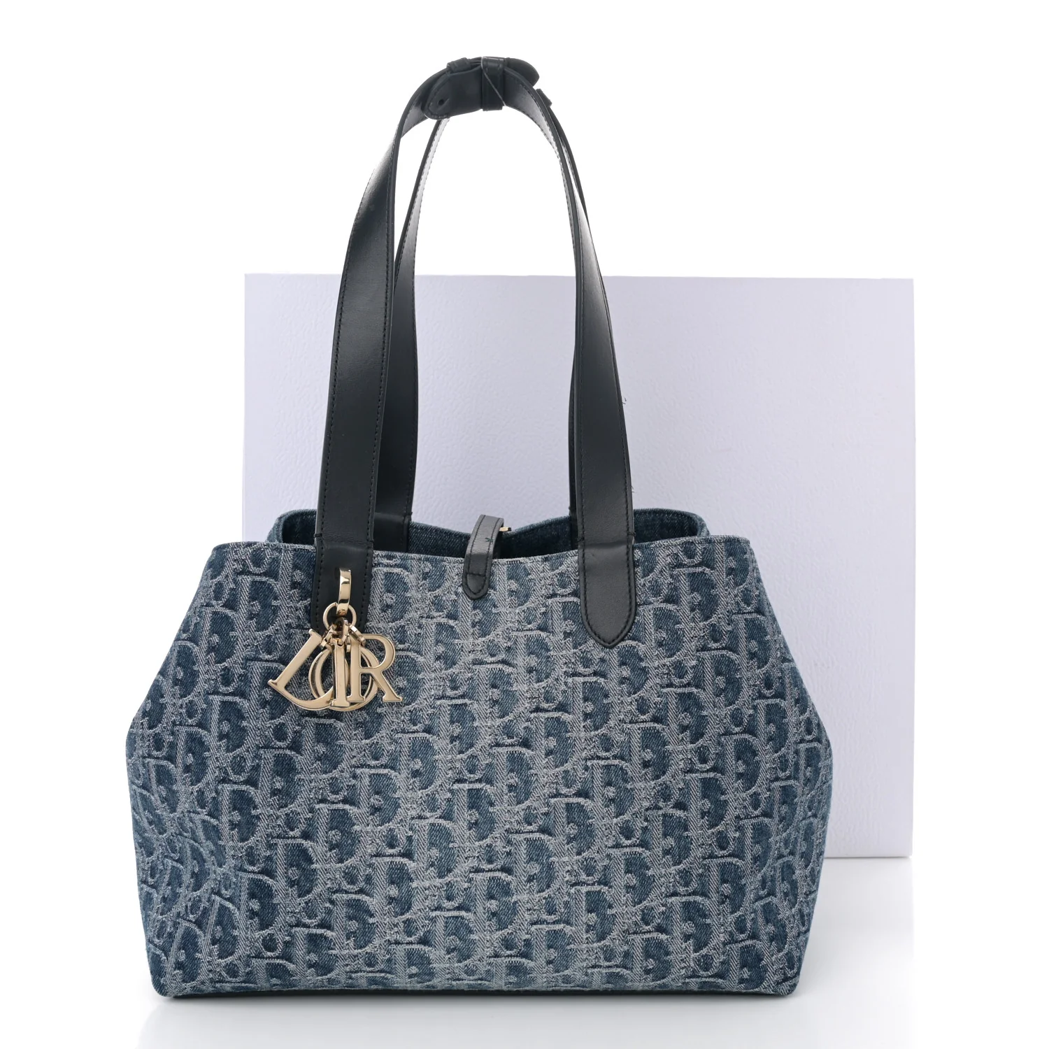 Denim Jacquard Oblique Medium Toujours Blue - Top Club