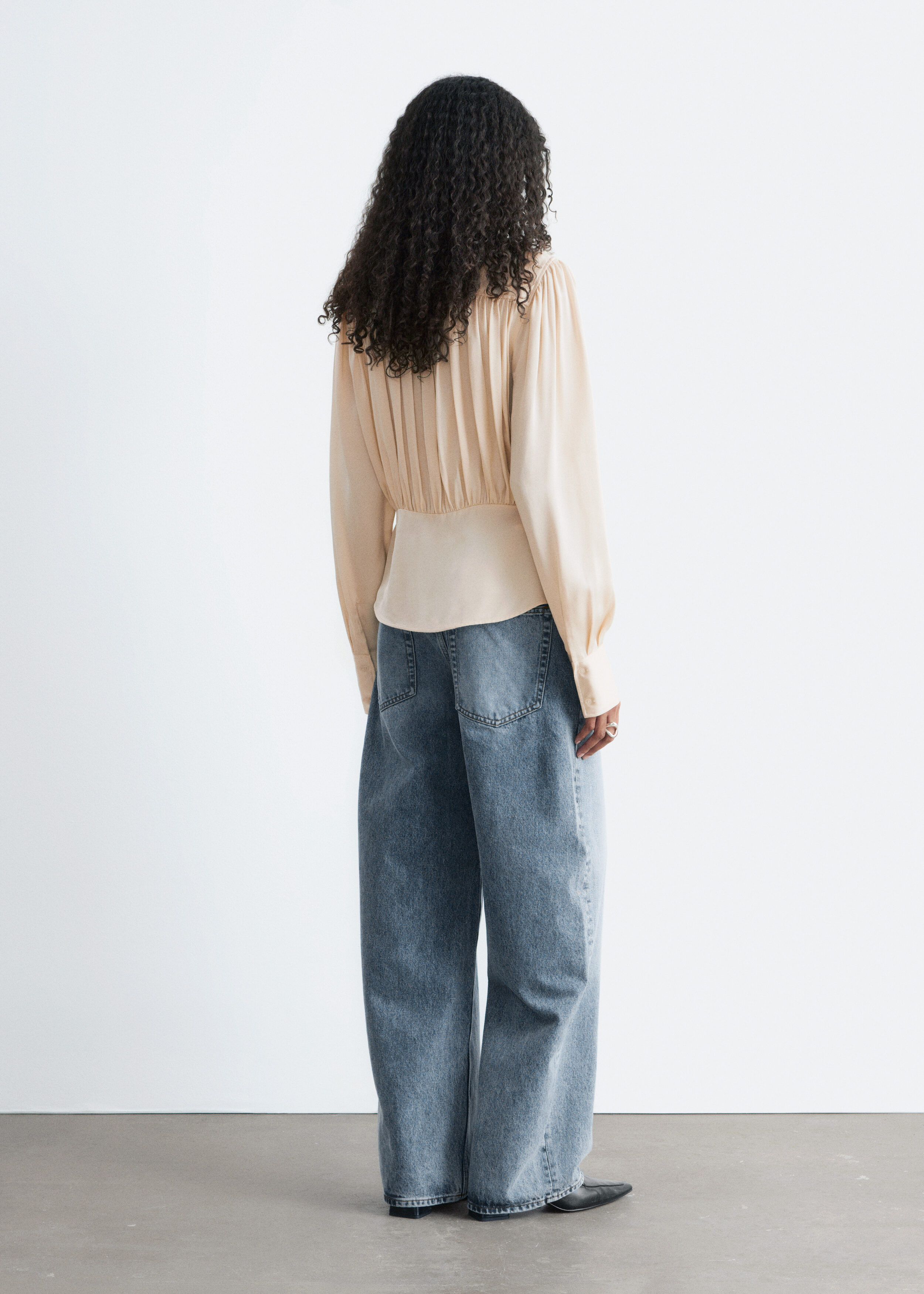 & Other Stories GATHERED BLOUSE