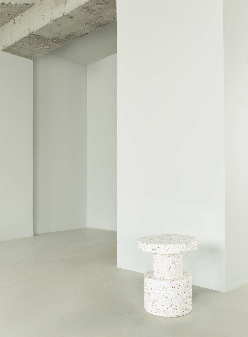 Bijzettafel Bit white