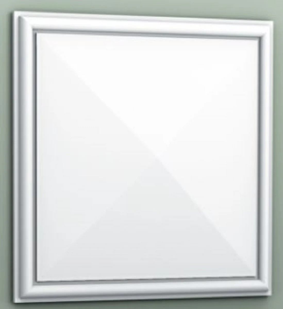 3D panel white 33.3 x 3.5 x H. 33.3 cm - wall panel - ceiling panel - wall decoration in baroque style