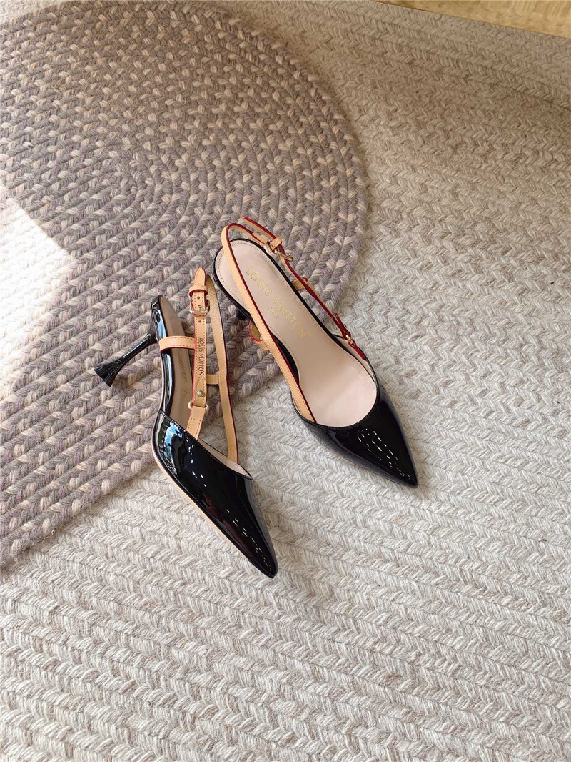 louis vuitton LV new BLOSSOM slingback high heels - Sneaker Replica Workshop