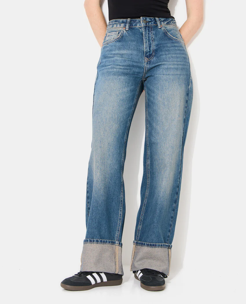 Pimkie Jean straight avec revers