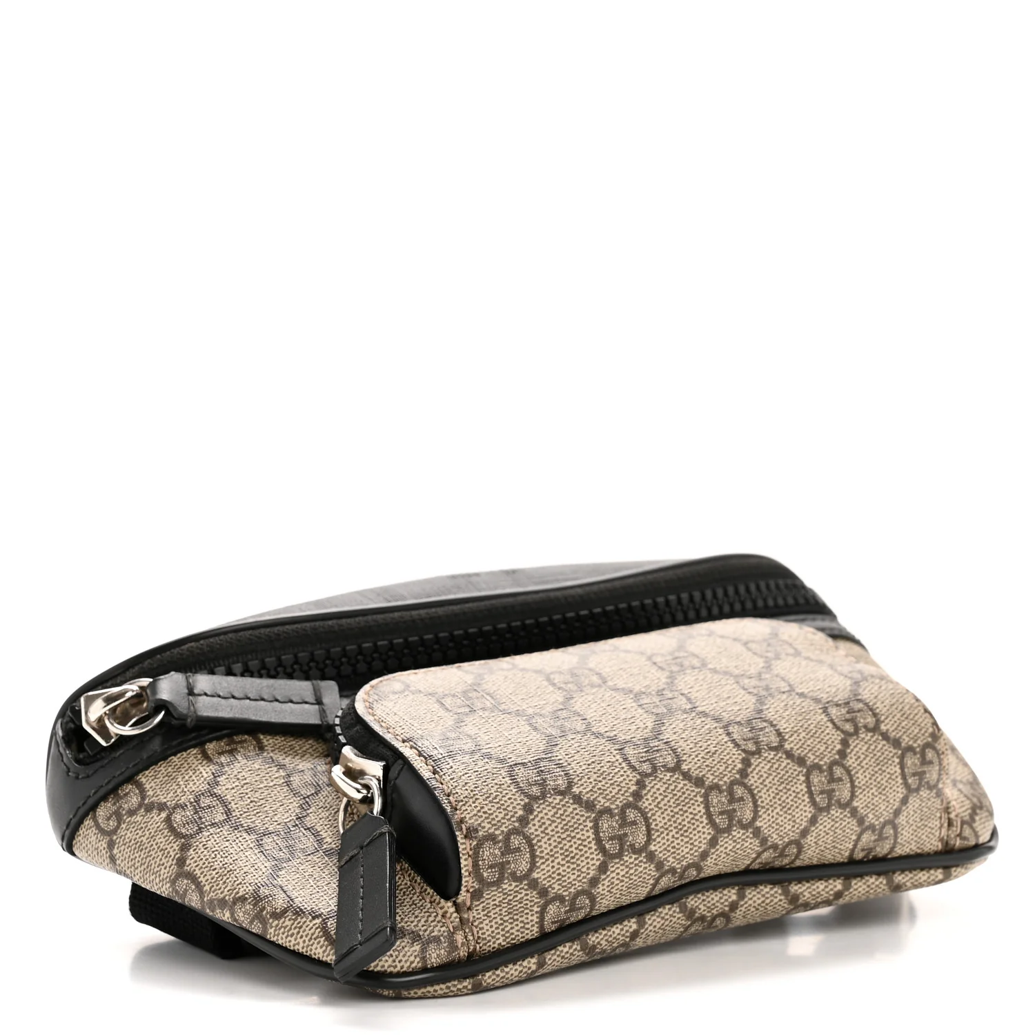 GG Supreme Monogram Belt Bag Black - Top Club