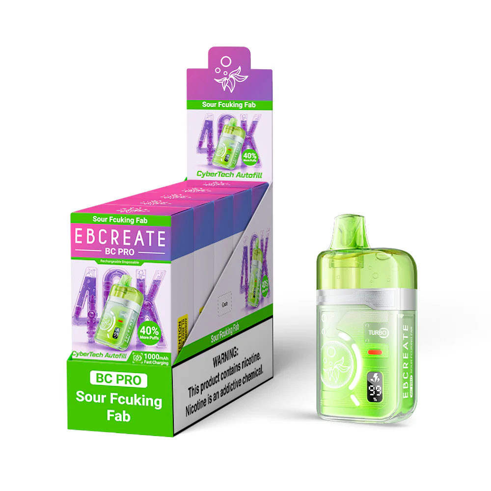 EBCREATE BC PRO Rechargeable Disposable Vape (All Flavours)