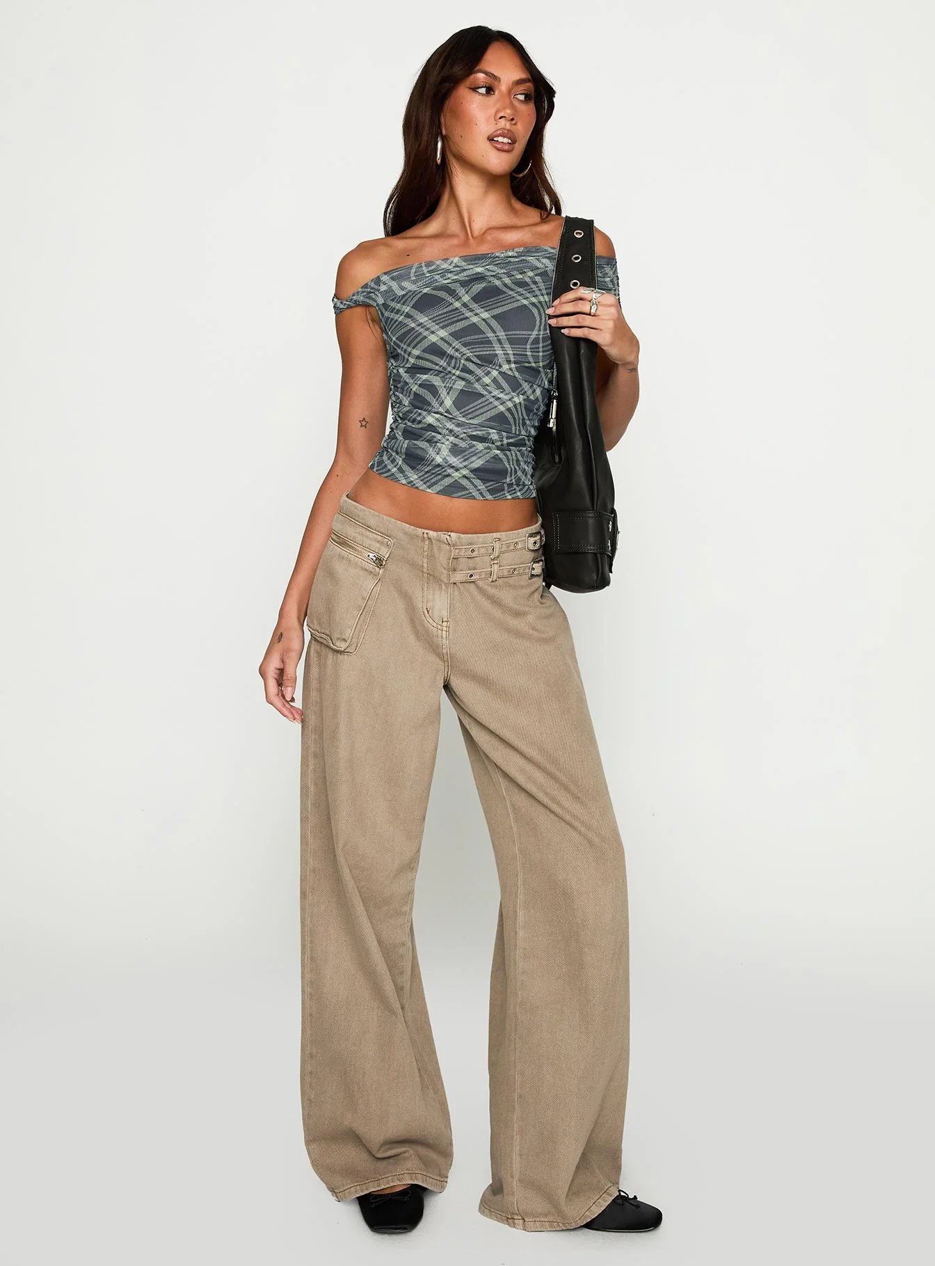 Sweet Embrace Off Shoulder Top Multi