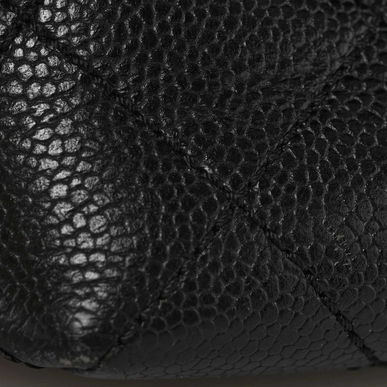 Caviar Quilted Jumbo Kelly Flap Black - Top Club