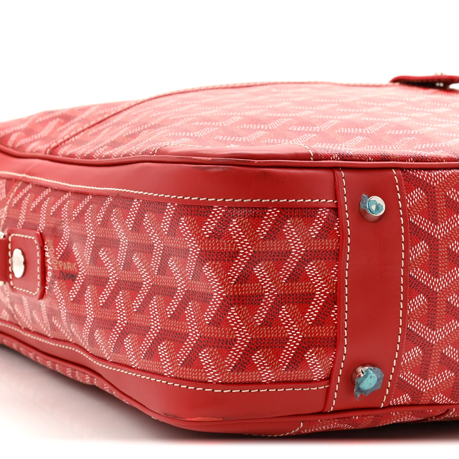 Goyardine Ambassade MM Briefcase Red - Top Club