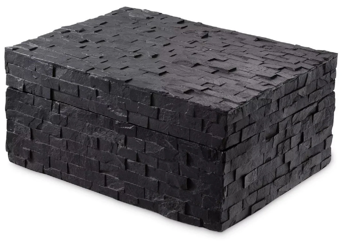 Luxury jewelry box black 28.5 x 22 x H. 13 cm - jewelry box - storage box - luxury accessories - decorative accessories - luxury quality