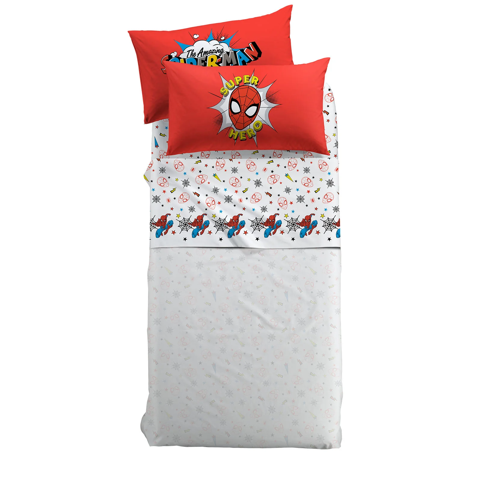 Complete Cotton sheet Spider-Man Superhero Single Single Marvel