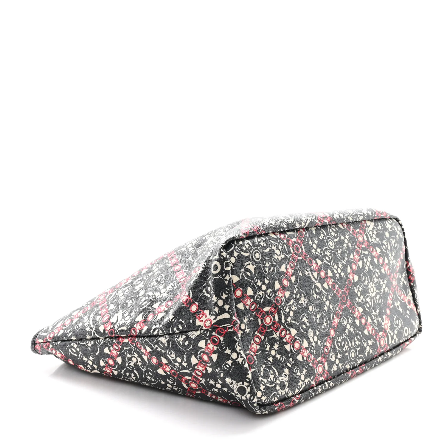 Coated Canvas Coco Small Tote Black - Top Club