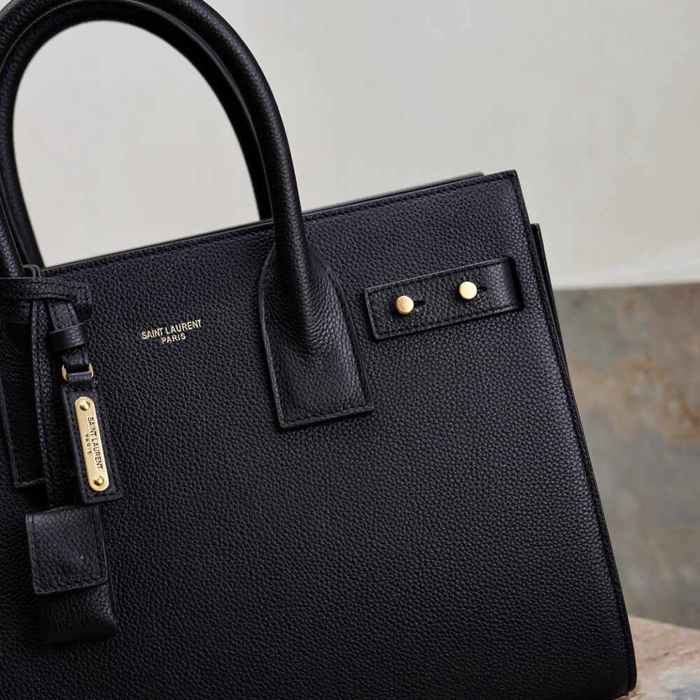 YSL SAC DE JOUR IN SUPPLE GRAINED LEATHER   SMALL(HIGH-END GRADE) - Top Club