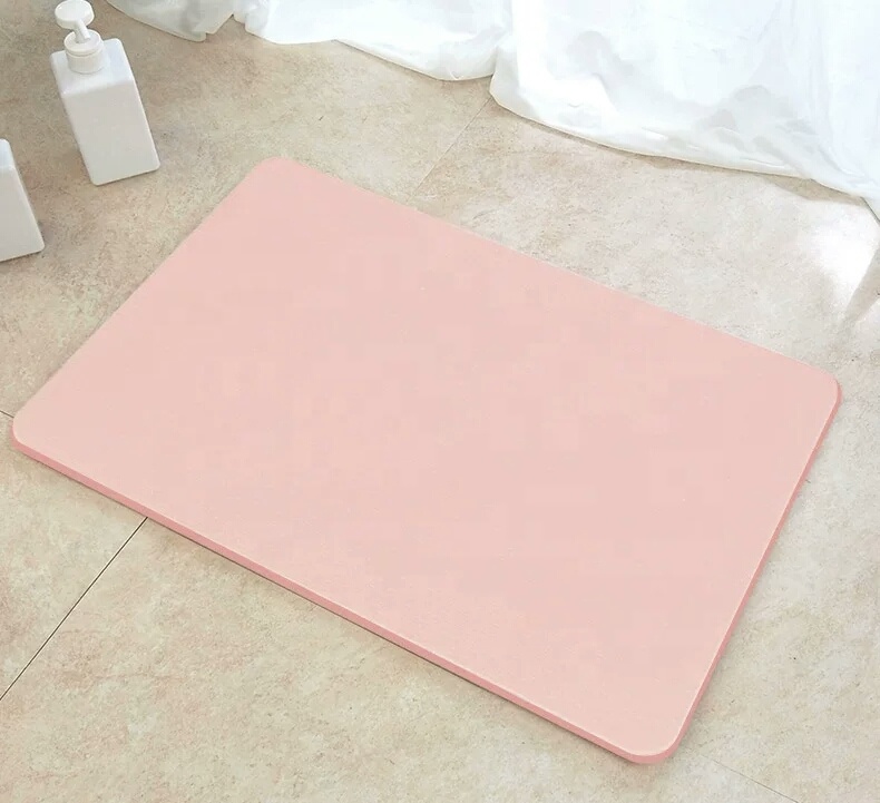 Water Absorbent Anti-Slip Diatomite Bath Mat