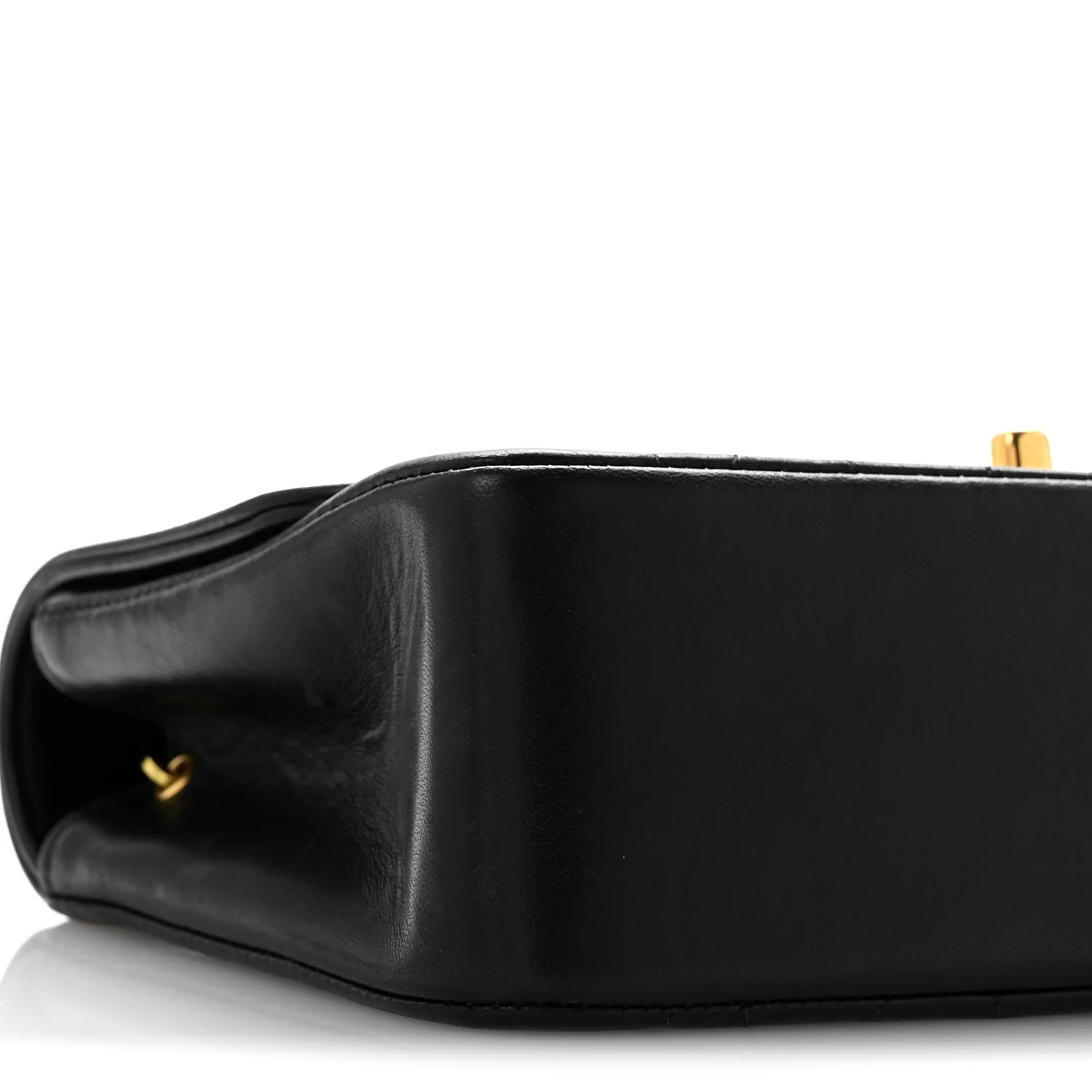 Lambskin Quilted Small Single Flap Black - Top Club