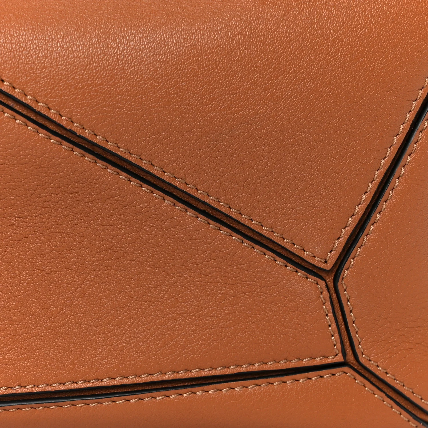 Calfskin Small Puzzle Bag Tan - Top Club