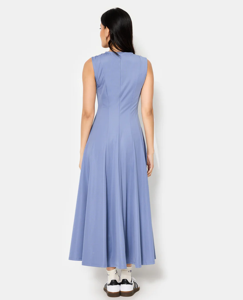 Pimkie Robe longue sans manches en maille stretch