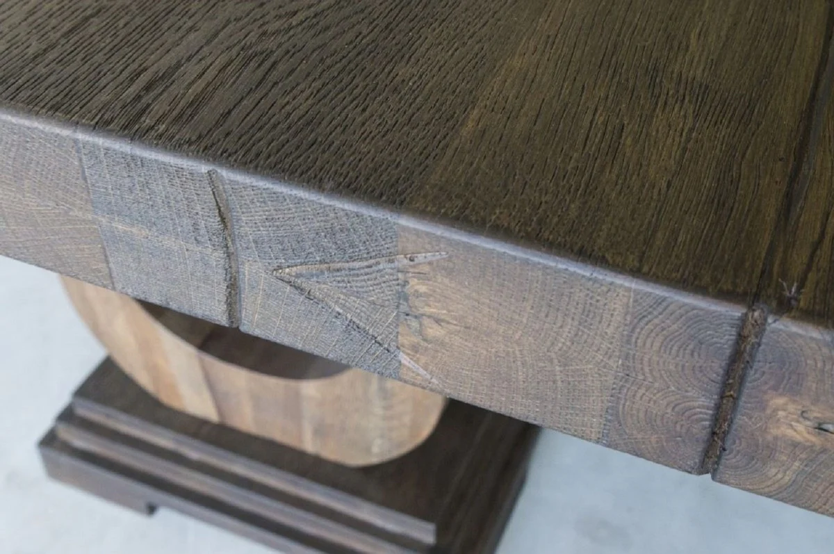 Luxury solid wood dining table H. 77 cm - All colors & sizes - Solid wood dining room table in a rustic look