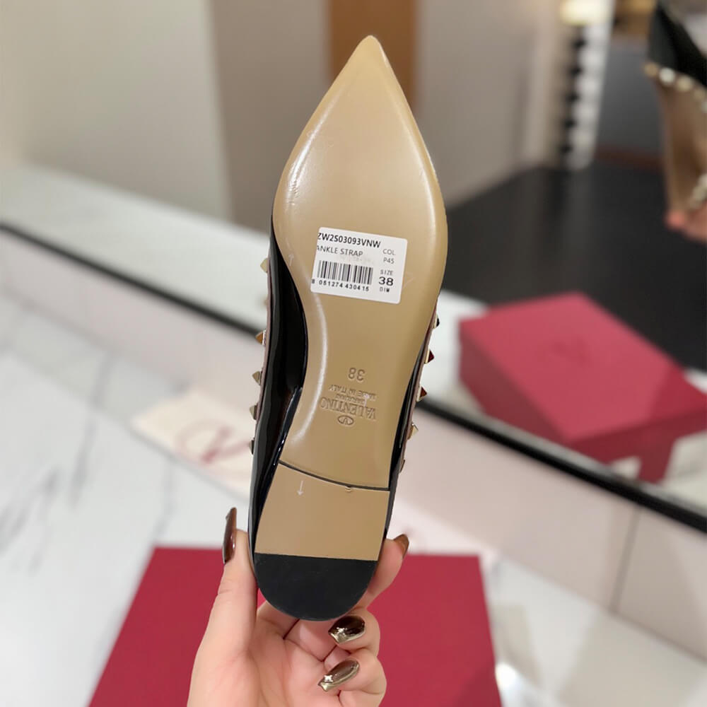 VALENTINO ROCKSTUD BALLET FLAT - Top Club