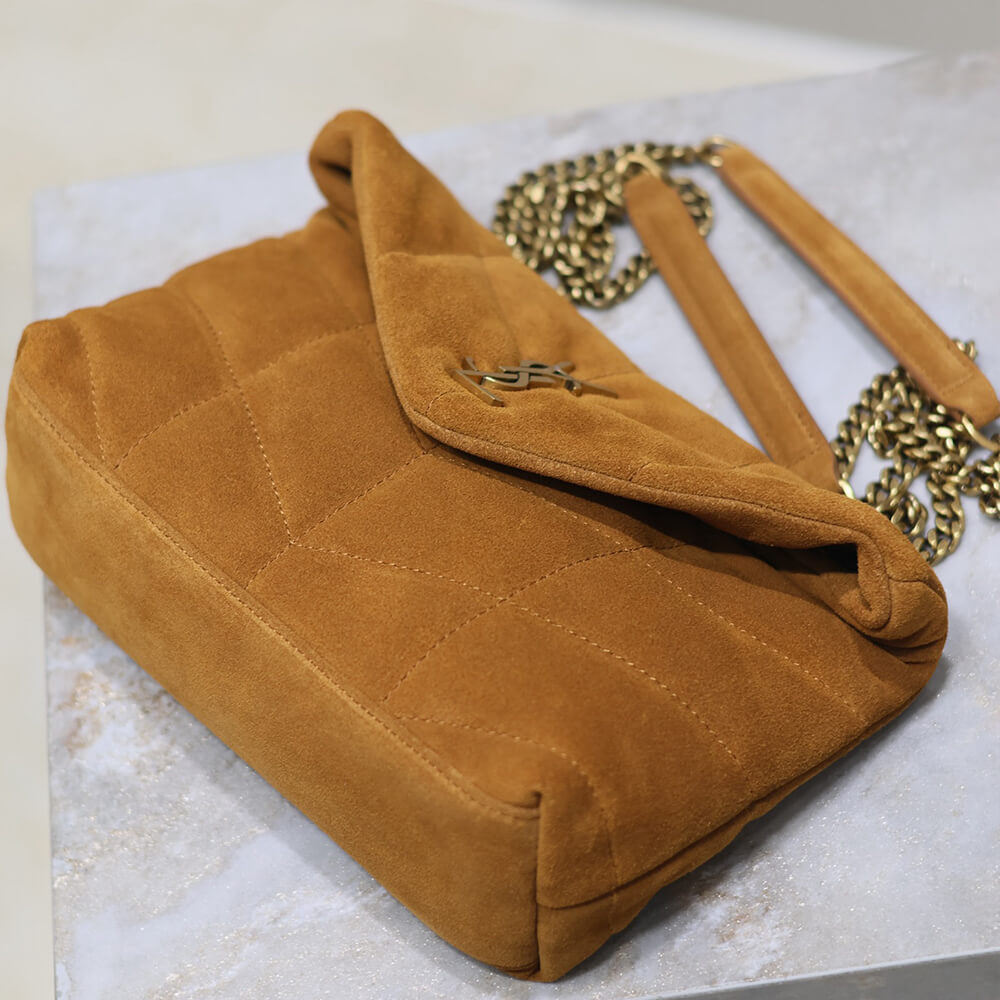 YSL Toy Puffer in suede - Top Club