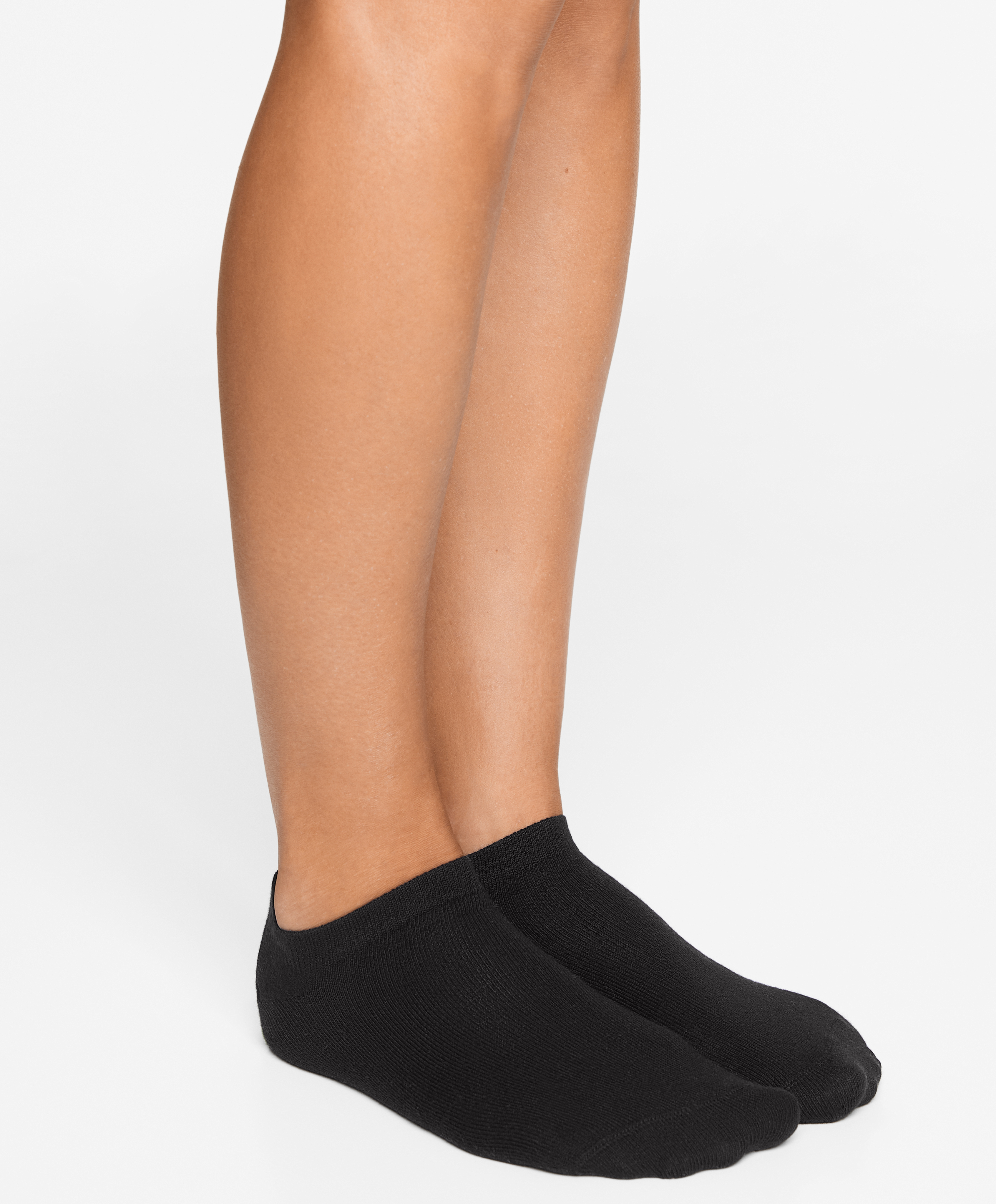 OYSHO 5 pairs of tab cotton blend sports sneaker socks