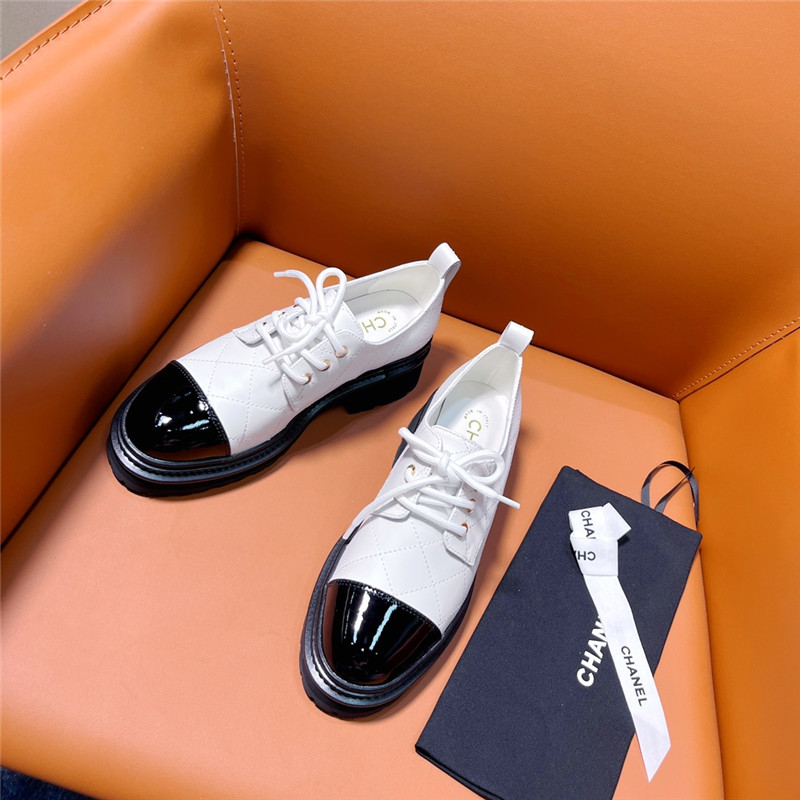 Chanel classic double C letter logo loafers - Sneaker Replica Workshop