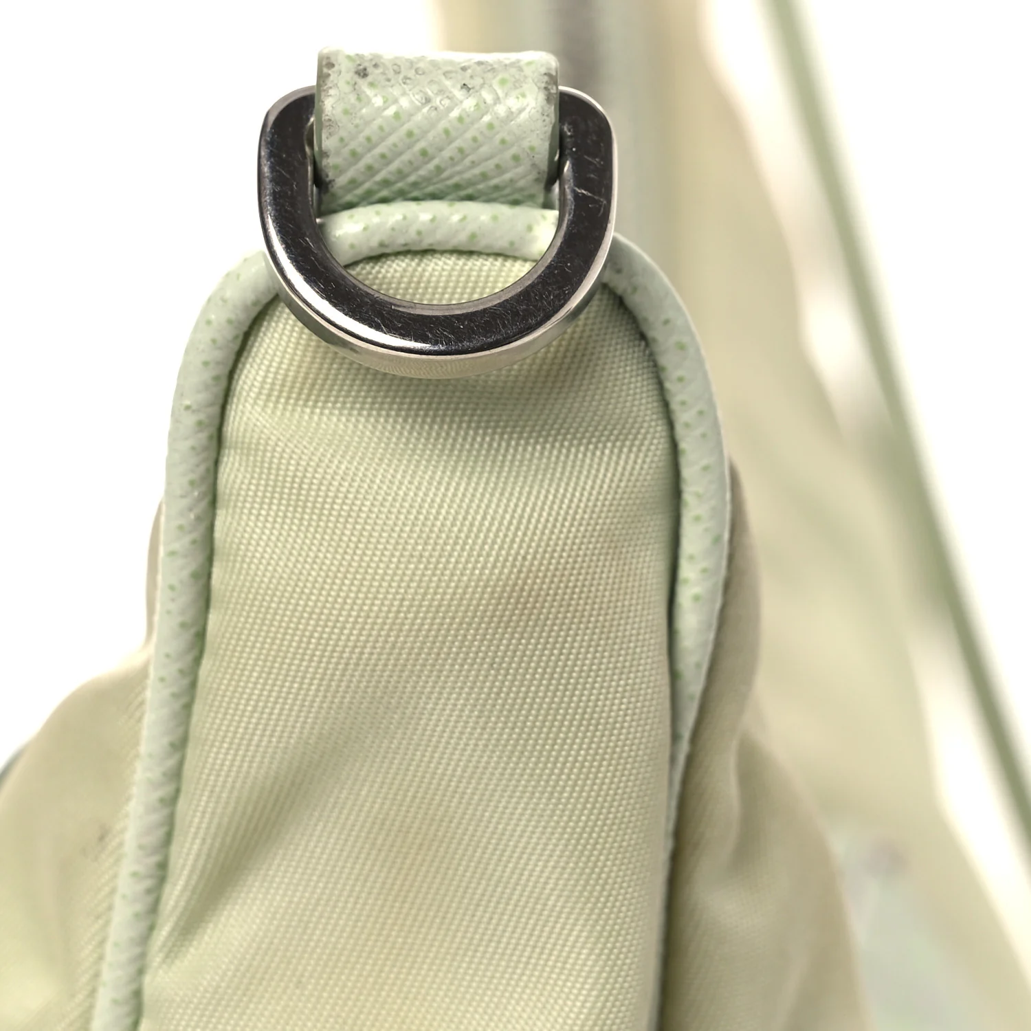 Re-Nylon Saffiano Re-Edition 2005 Shoulder Bag Acqua - Top Club