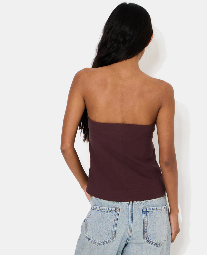 Pimkie Top bustier avec boutons fantaisie