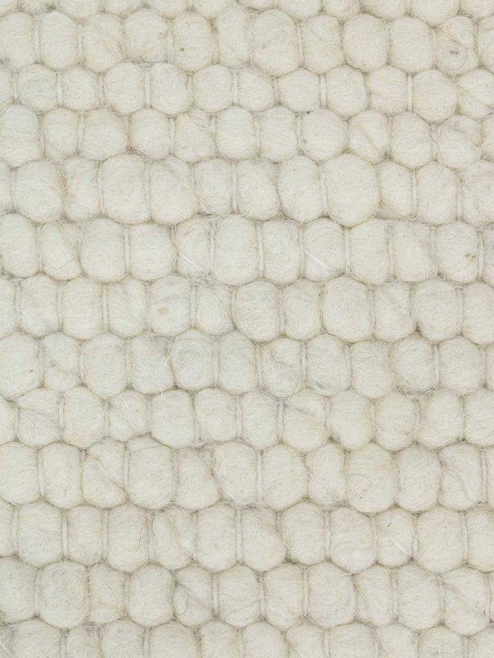 Vloerkleed Sten white Ø200 cm