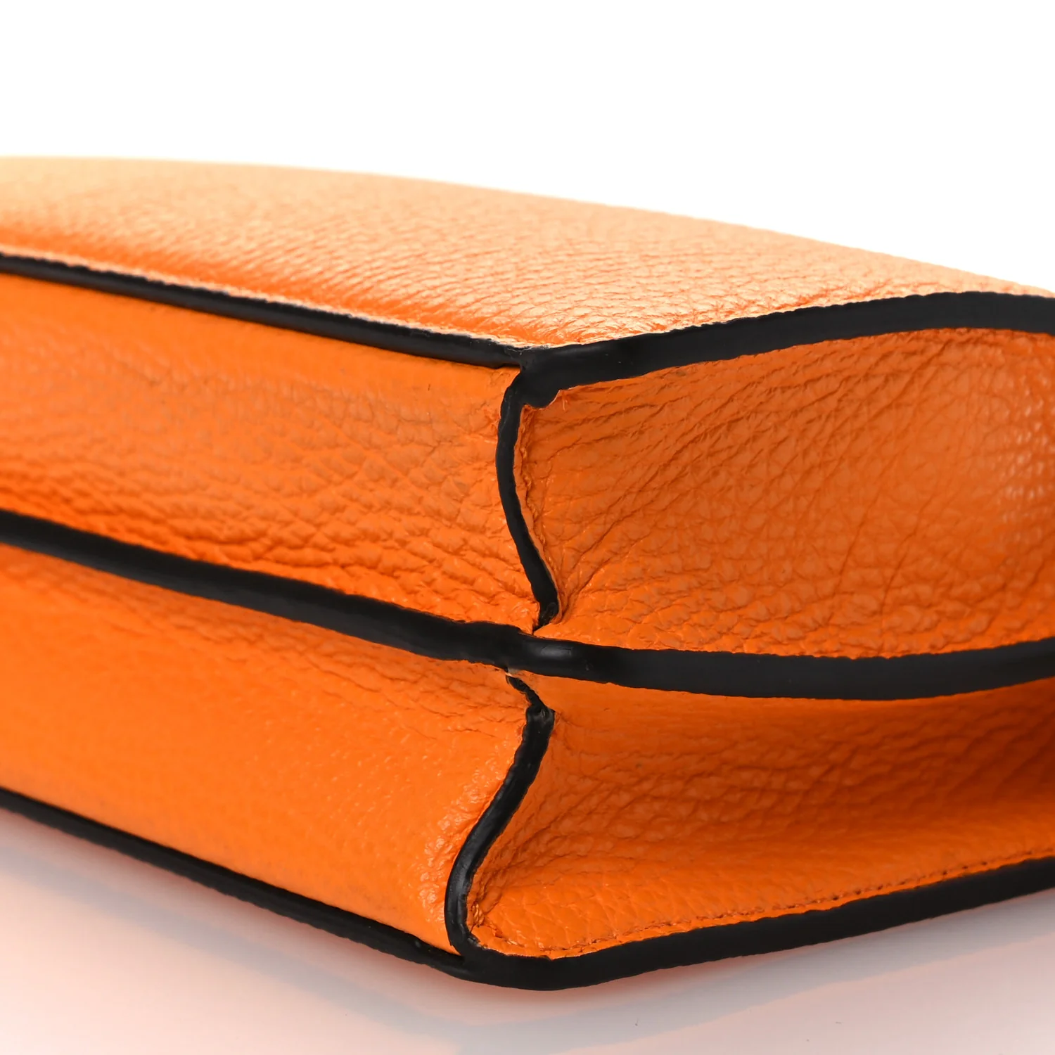 Cuoio Romano Vitello Cover Bi-Color Peekaboo I See U X Cross Satchel Orange - Top Club