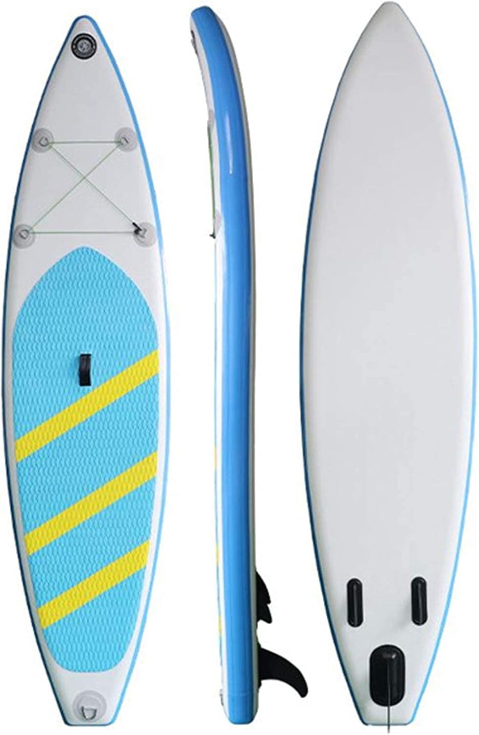 Giovani Adulti Standup Paddleboard Paddle Board gonfiabili Stand Up 10 Piedi SUP con Pinna Regolabile per guinzaglio Pompa Zaino