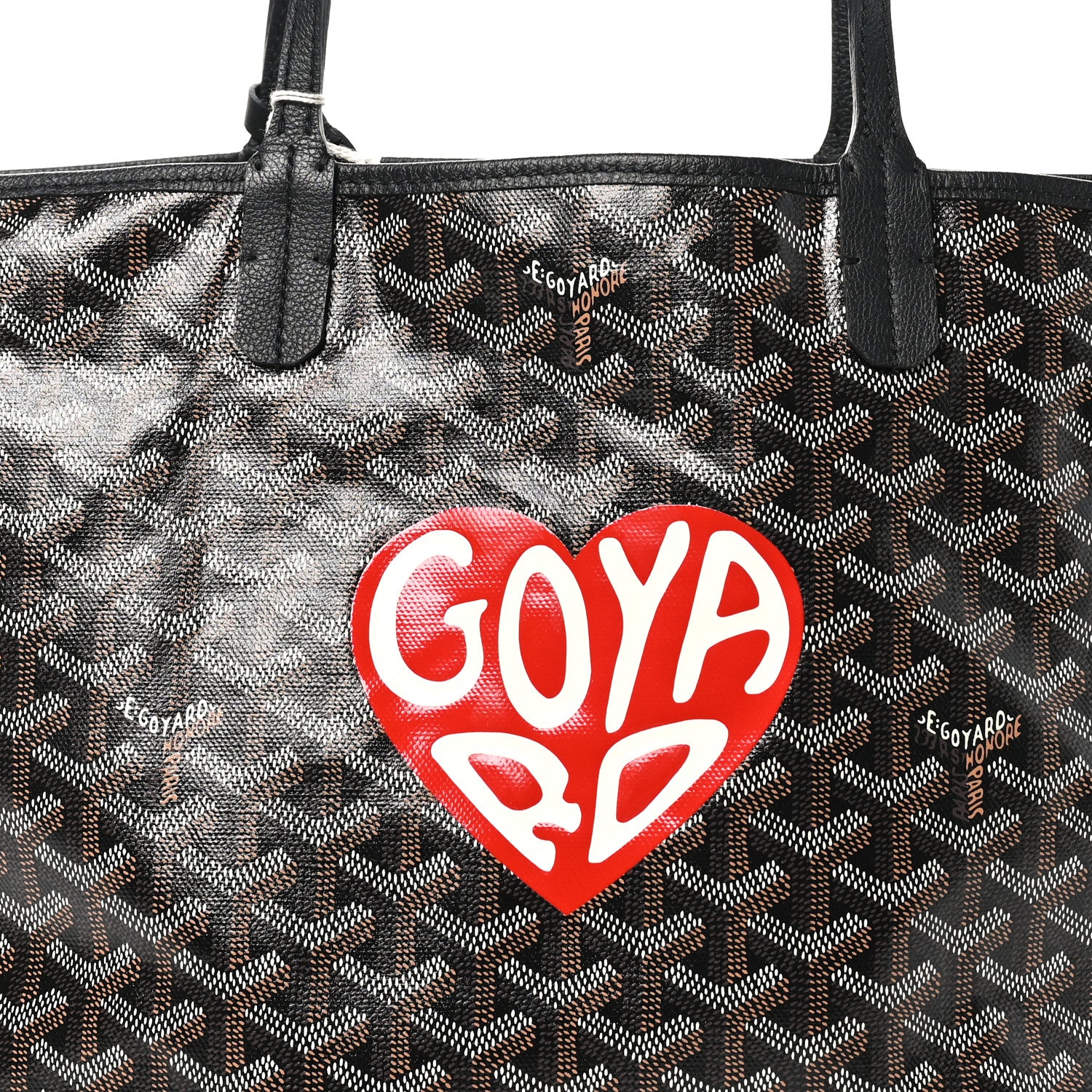 Goyardine Coeur Saint Louis PM Black - Top Club