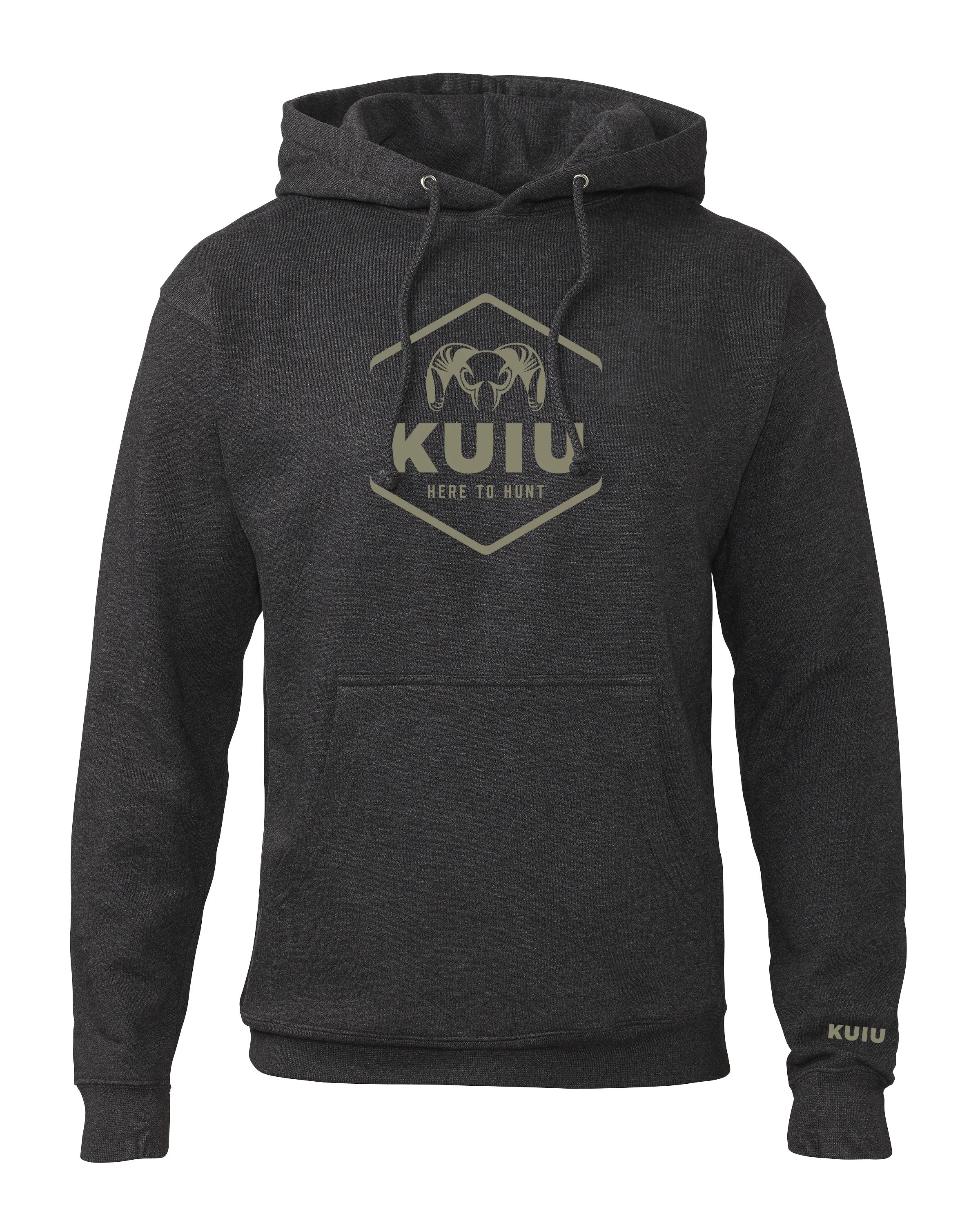 Outlet KUIU Stacked Here to Hunt Hoodie | Charcoal