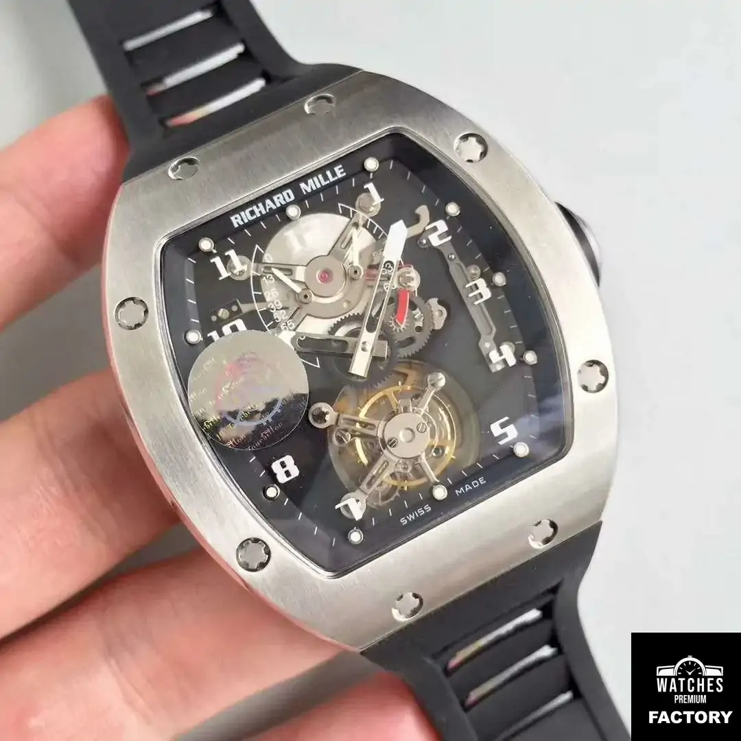 Richard Mille RM001 Tourbillon JB Factory Black Dial