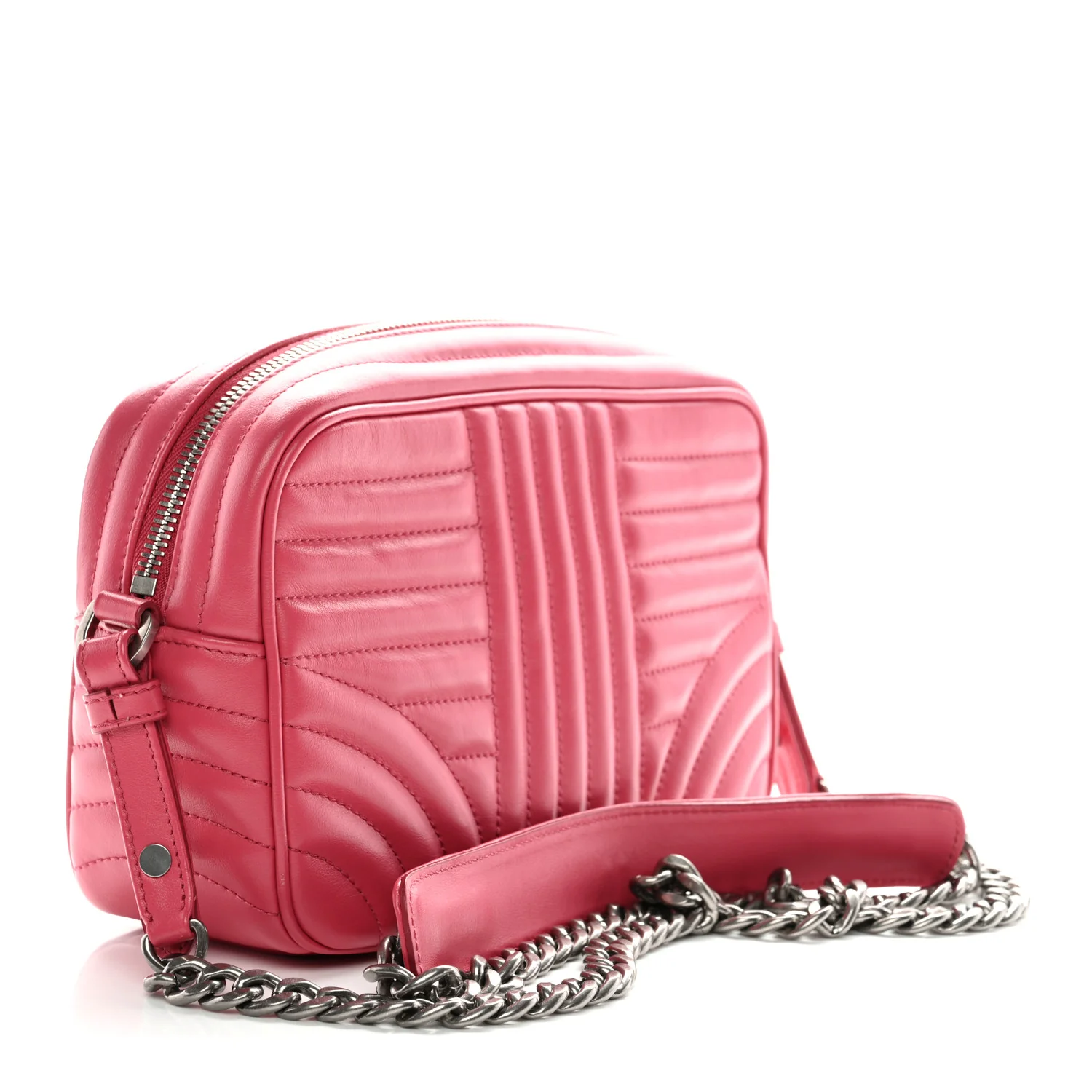 Soft Calfskin Diagramme Camera Bag Peonia - Top Club