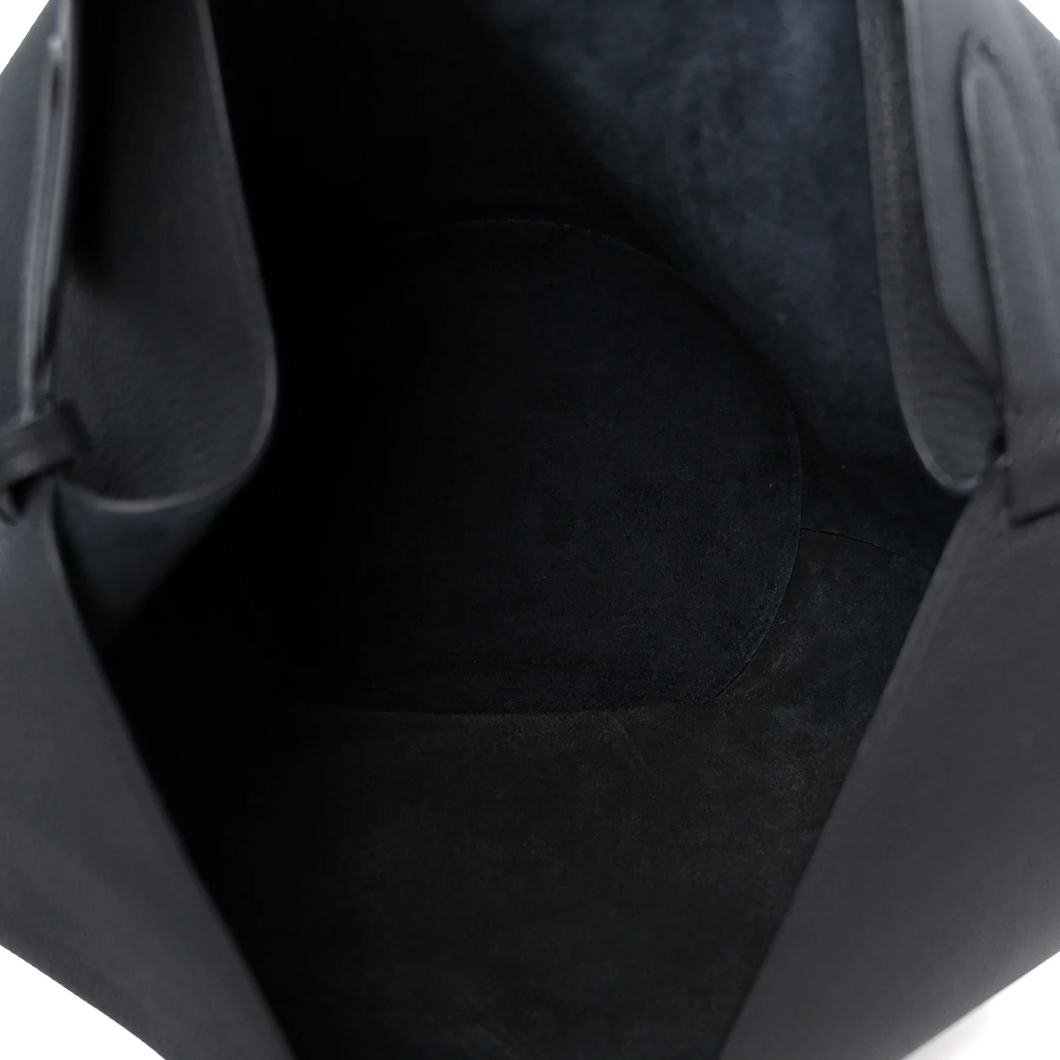 Pebbled Sport Calfskin Medium Lotus Tote Black - Top Club