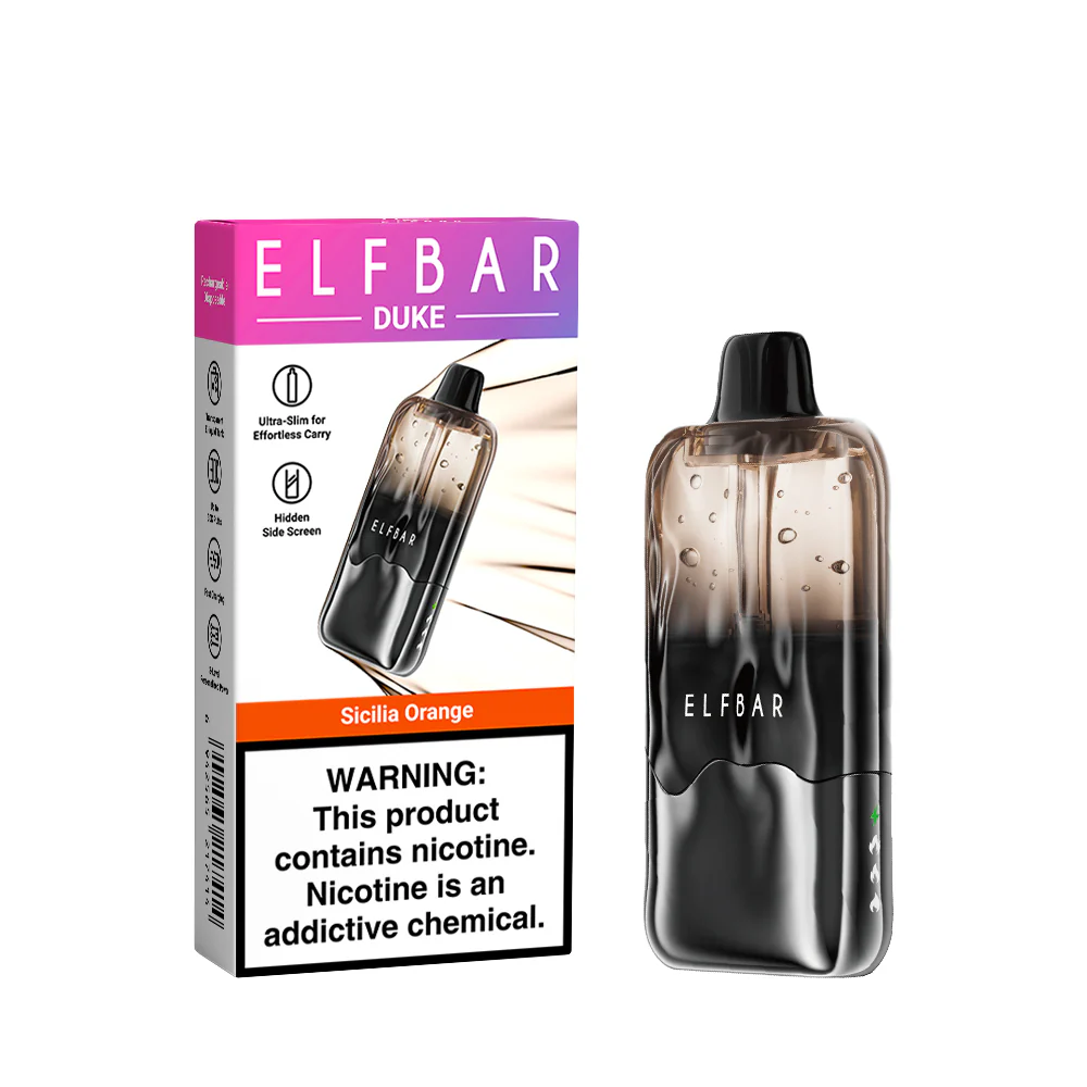 ELFBAR DUKE Rechargeable Disposable Vape (All Flavours)