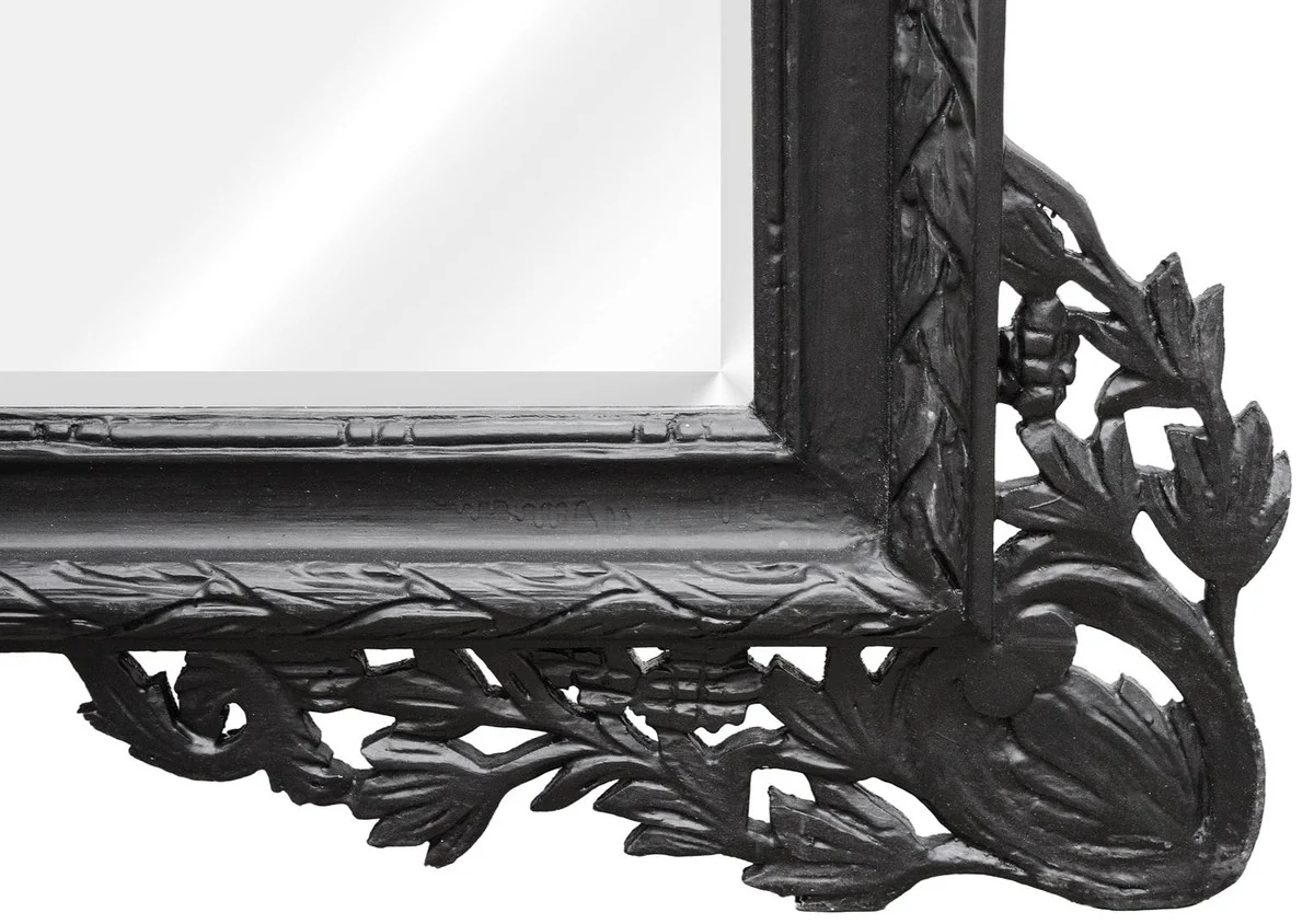 Baroque wall mirror black 190 x H. 155 cm - living room mirror in baroque style