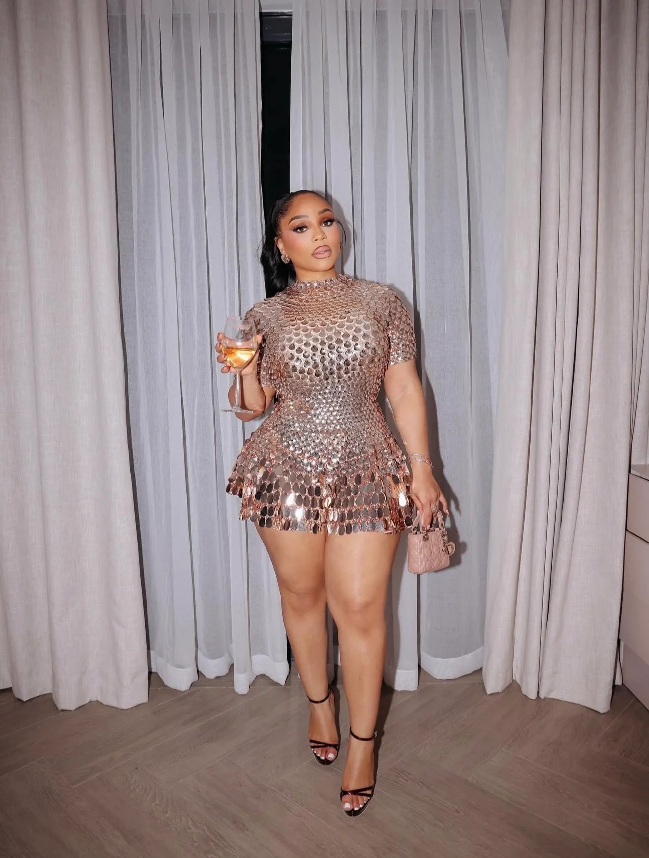 Shell sequin dress - XYPARS