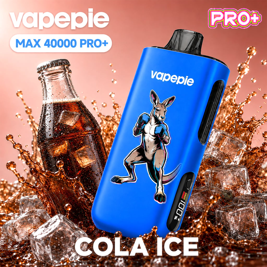 Cola Ice & VAPEPIE MAX 40 000 Potahů PRO+