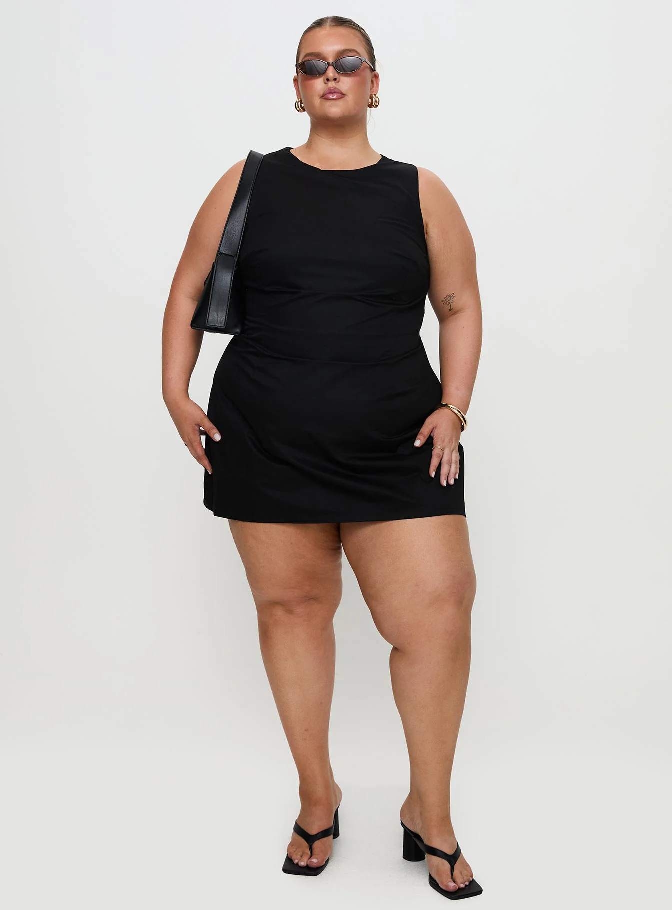 Yumiko Romper Black Curve