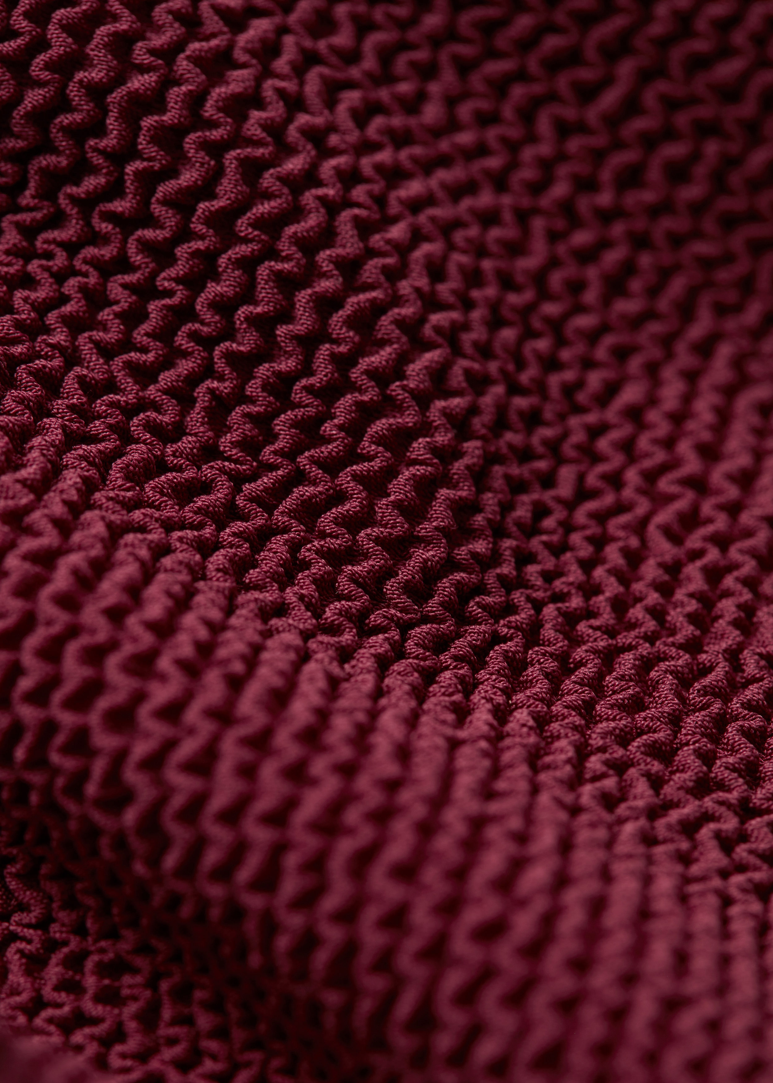 & Other Stories TEXTURED SQUARE-NECK BIKINI TOP