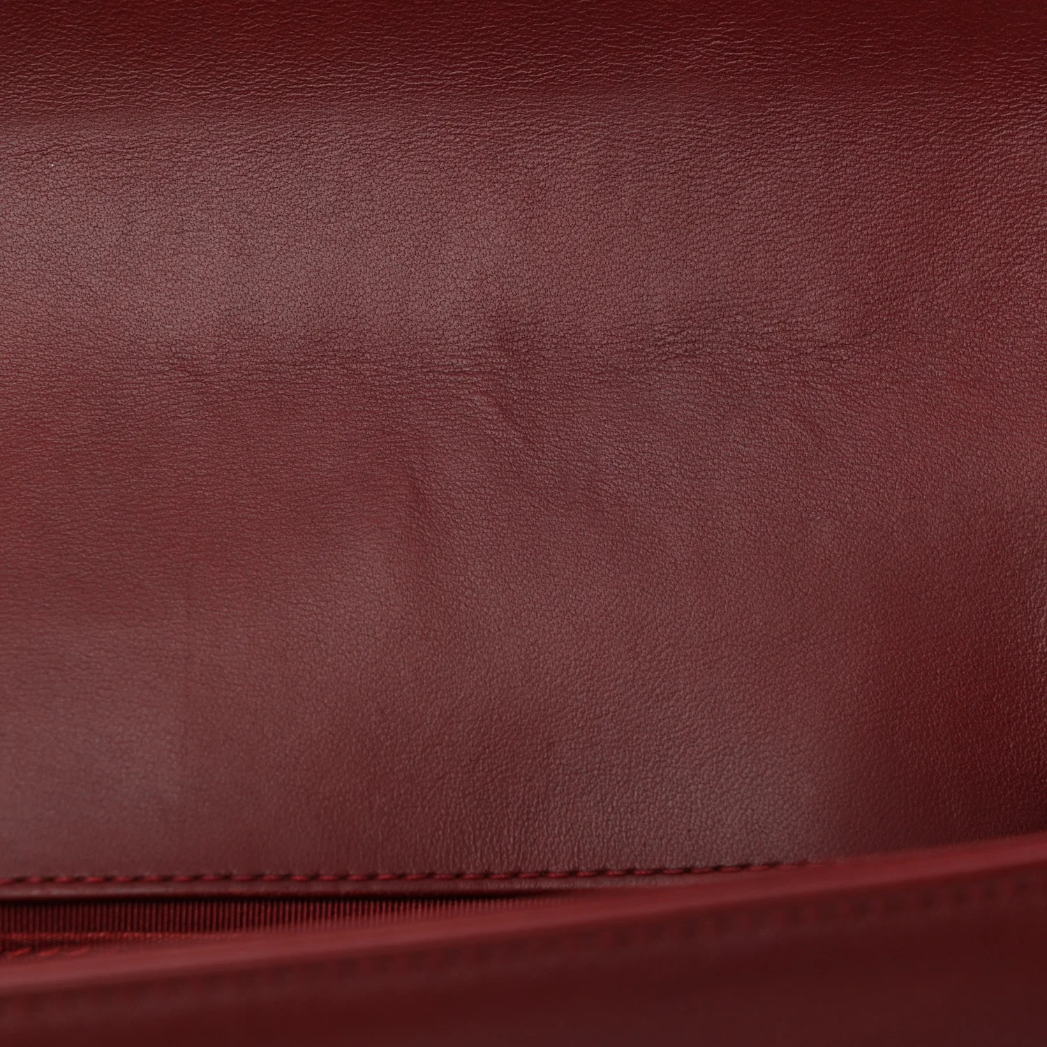 Lambskin Quilted Small Boy Flap Burgundy - Top Club