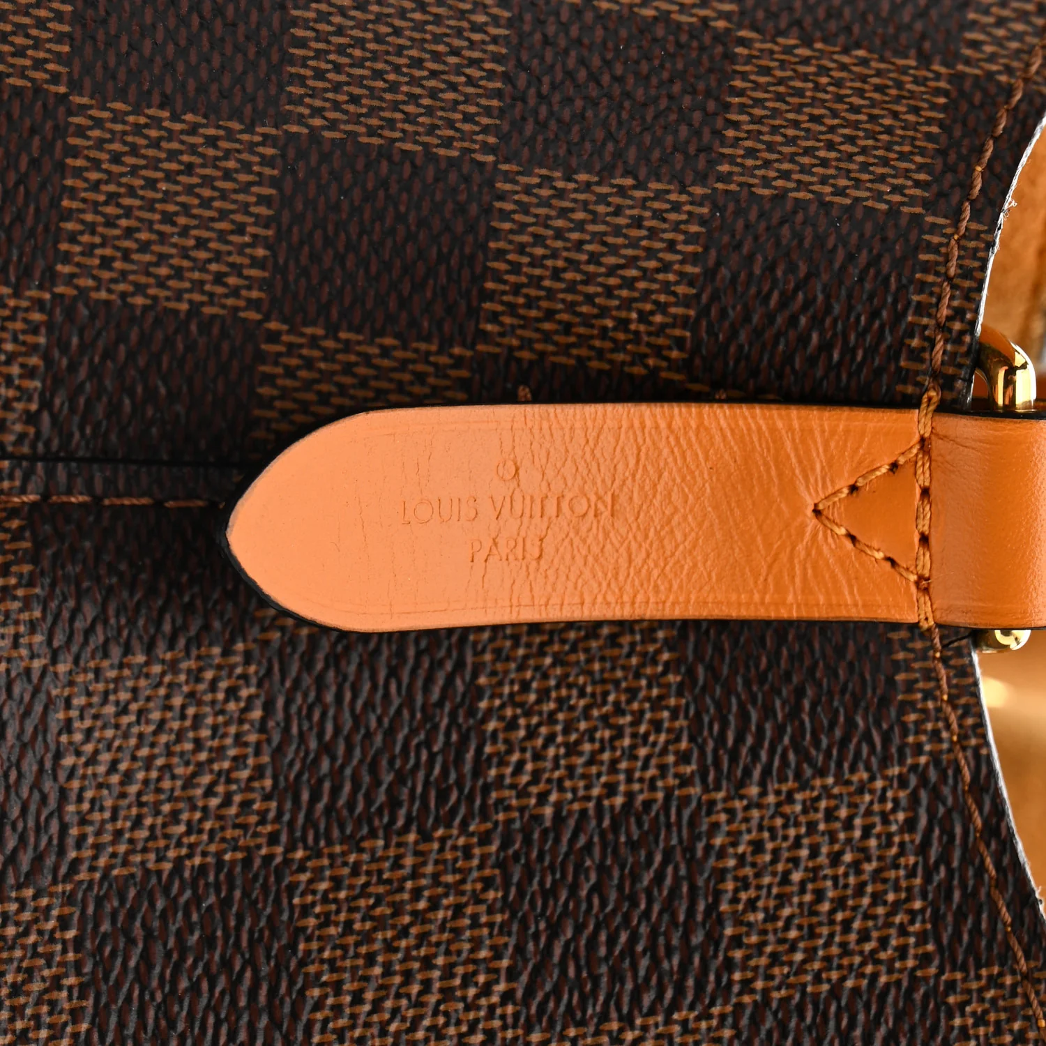 Damier Ebene Neonoe MM Safran - Top Club