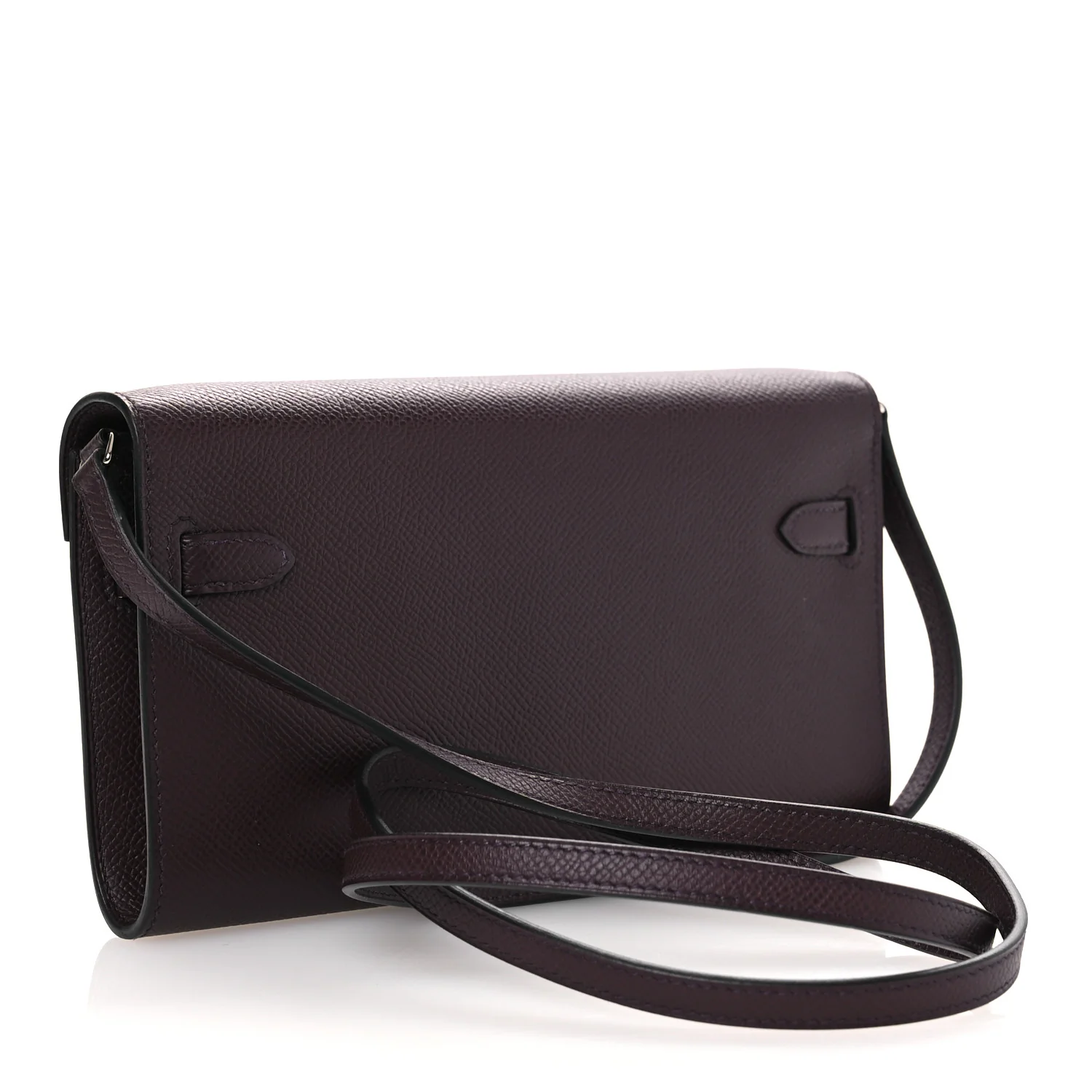 Epsom Kelly Wallet To Go Rouge Sellier - Top Club