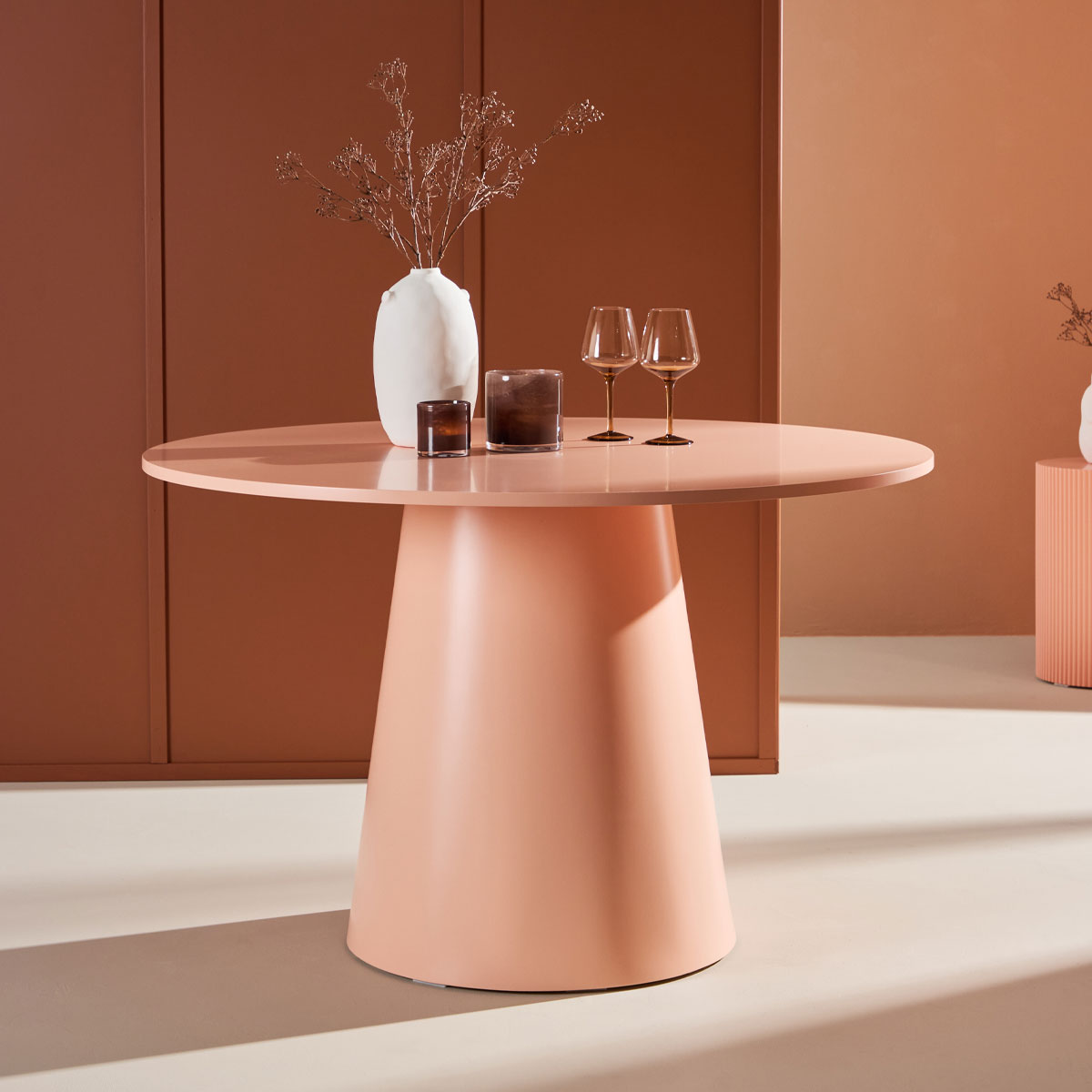 Eettafel Trude Zacht roze
