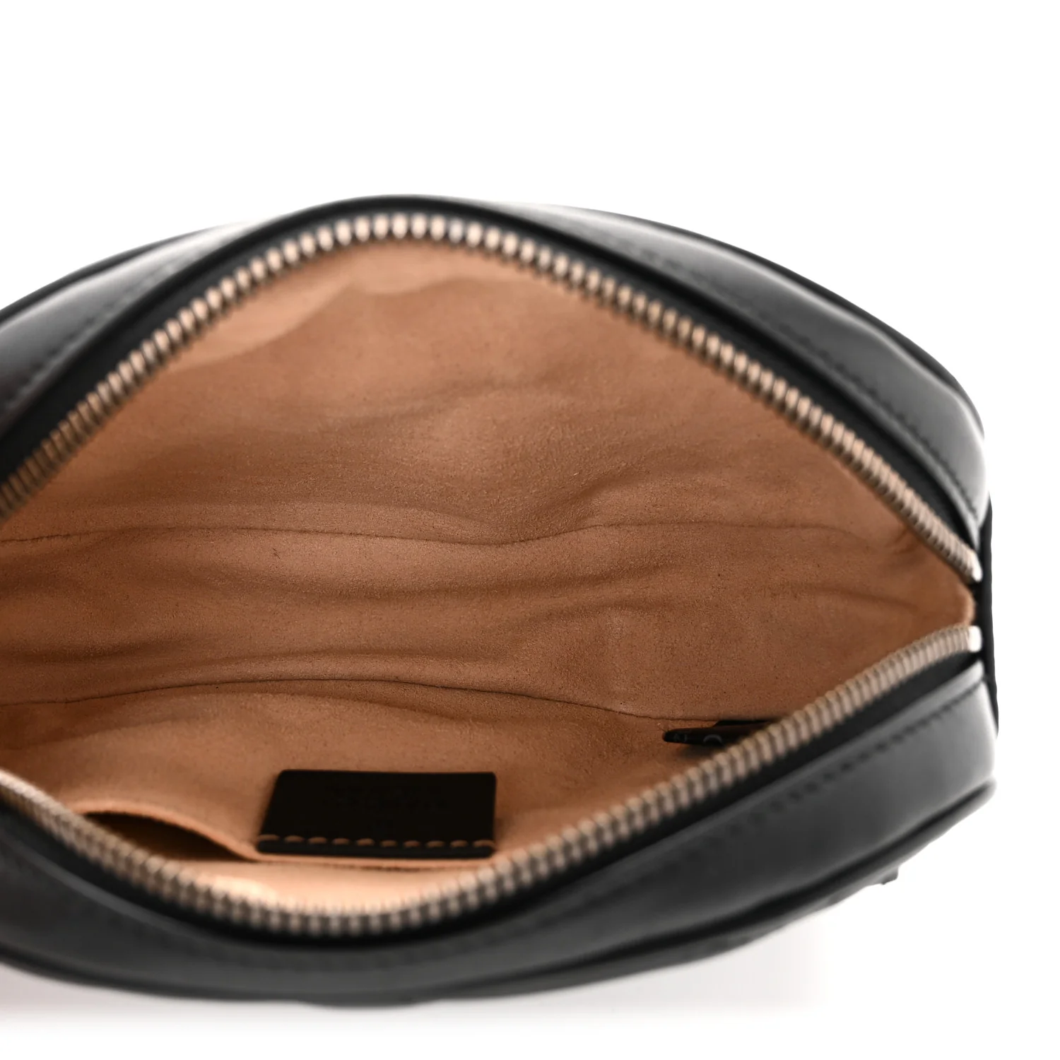 Calfskin Matelasse GG Marmont Belt Bag 85 34 Black - Top Club