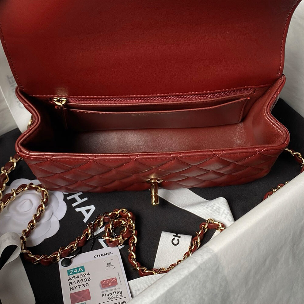 CHANEL Mini Flap Bag with Top Handle - Top Club
