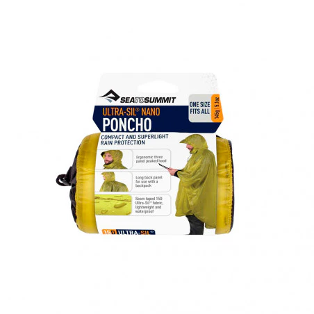 Sea to Peak Ultra-Sil Nano Poncho lima - Poncho impermeable