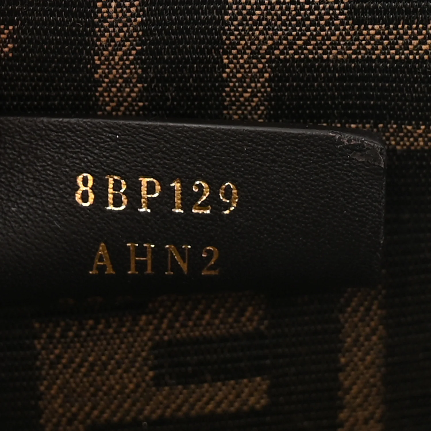 Snakeskin Small Fendi First Brown - Top Club