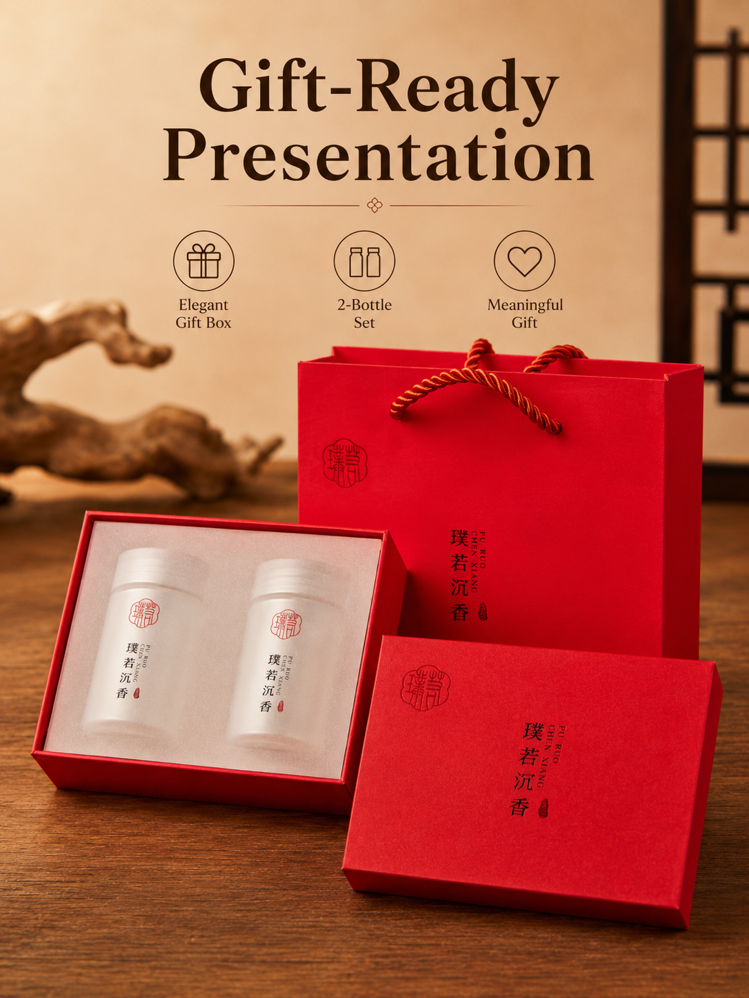 Premium Qi Nan Agarwood Curls Set